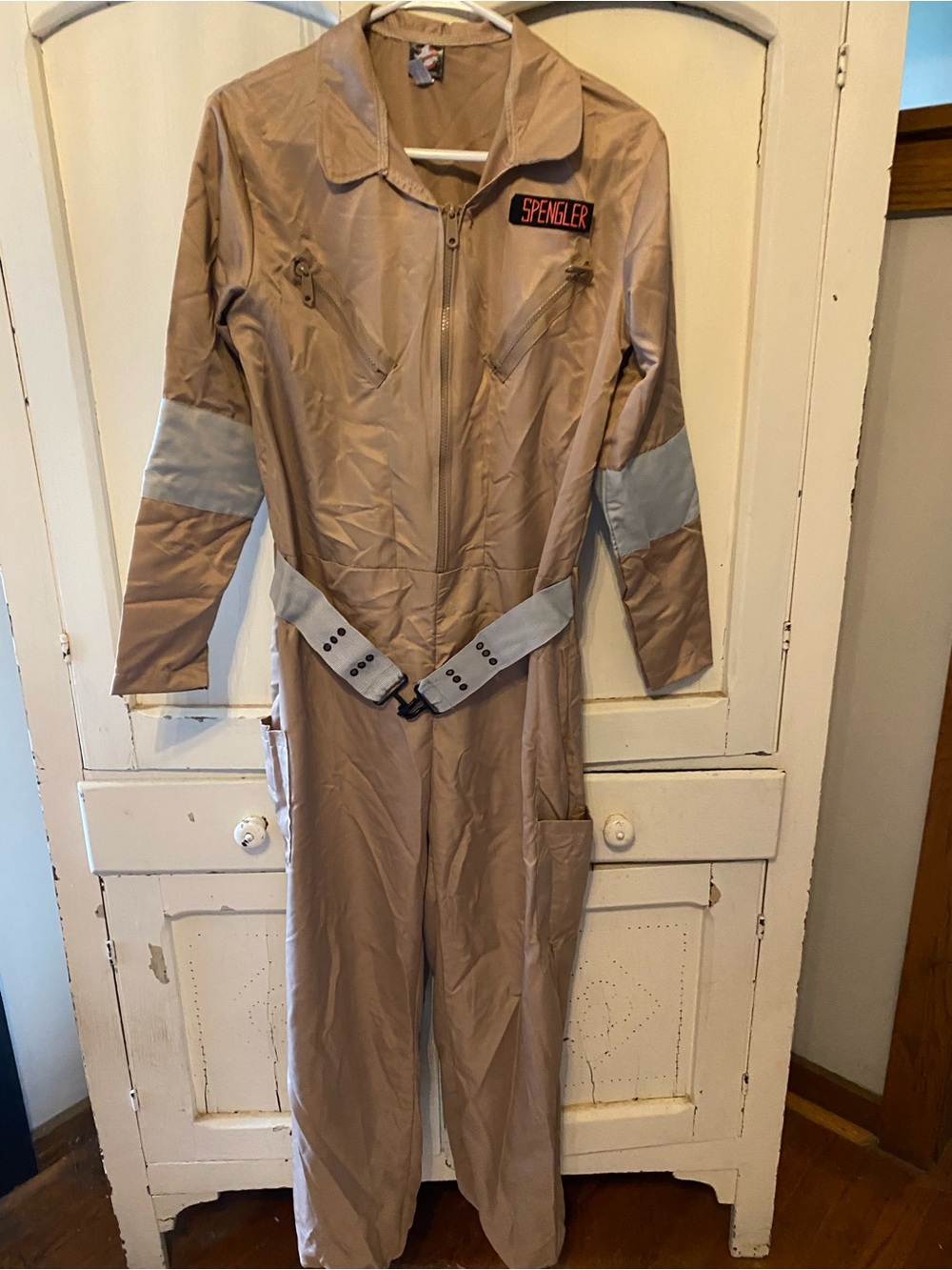 Tan Jumpsuit ghostbusters costume size medium
